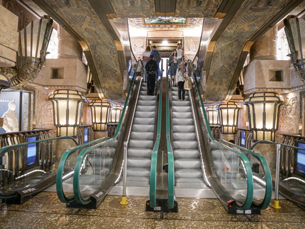 Harrods - escalators
